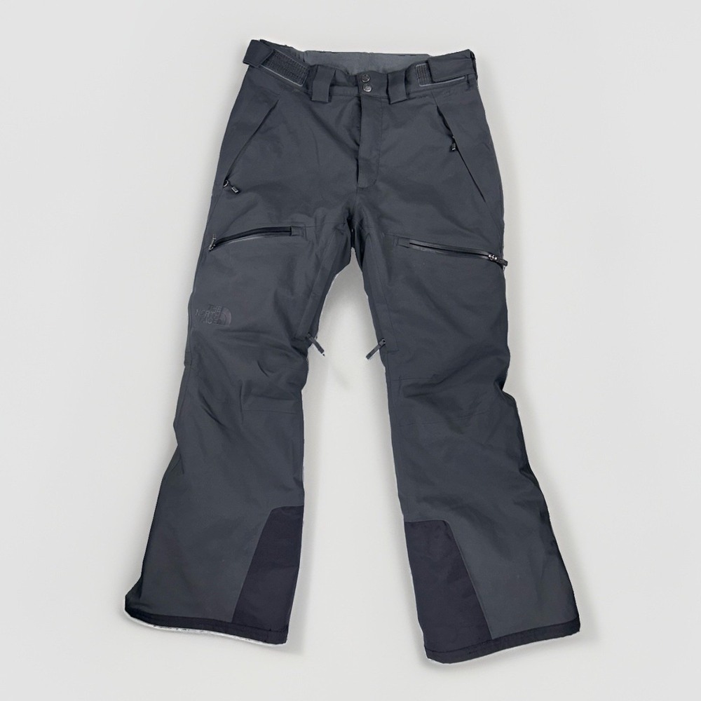 The North Face Chakal Snow Pants Men's Small Gray Black DryVent Ski Insulated